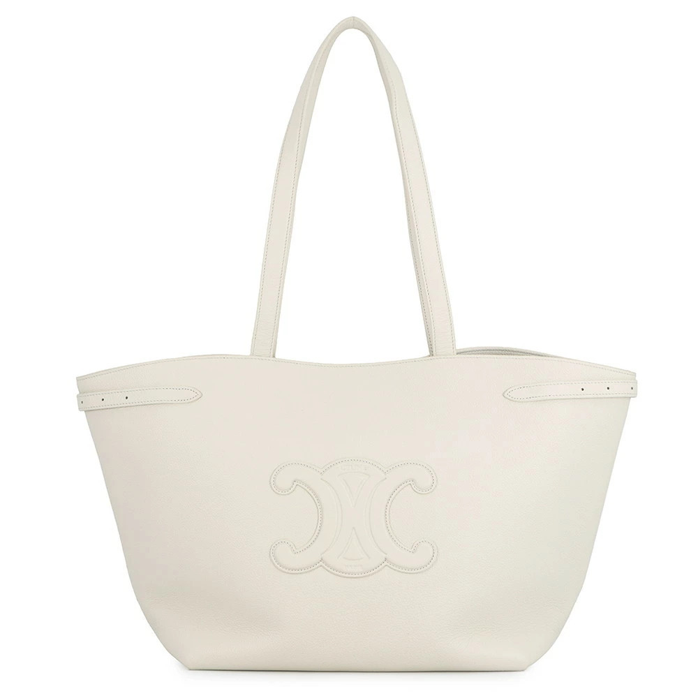 Celine Cabas Anais Leather Tote Bag Black